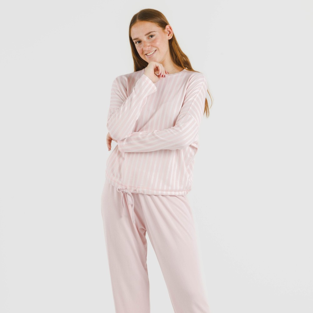 Pijama largo Secret mujer Raya Marsella rosa