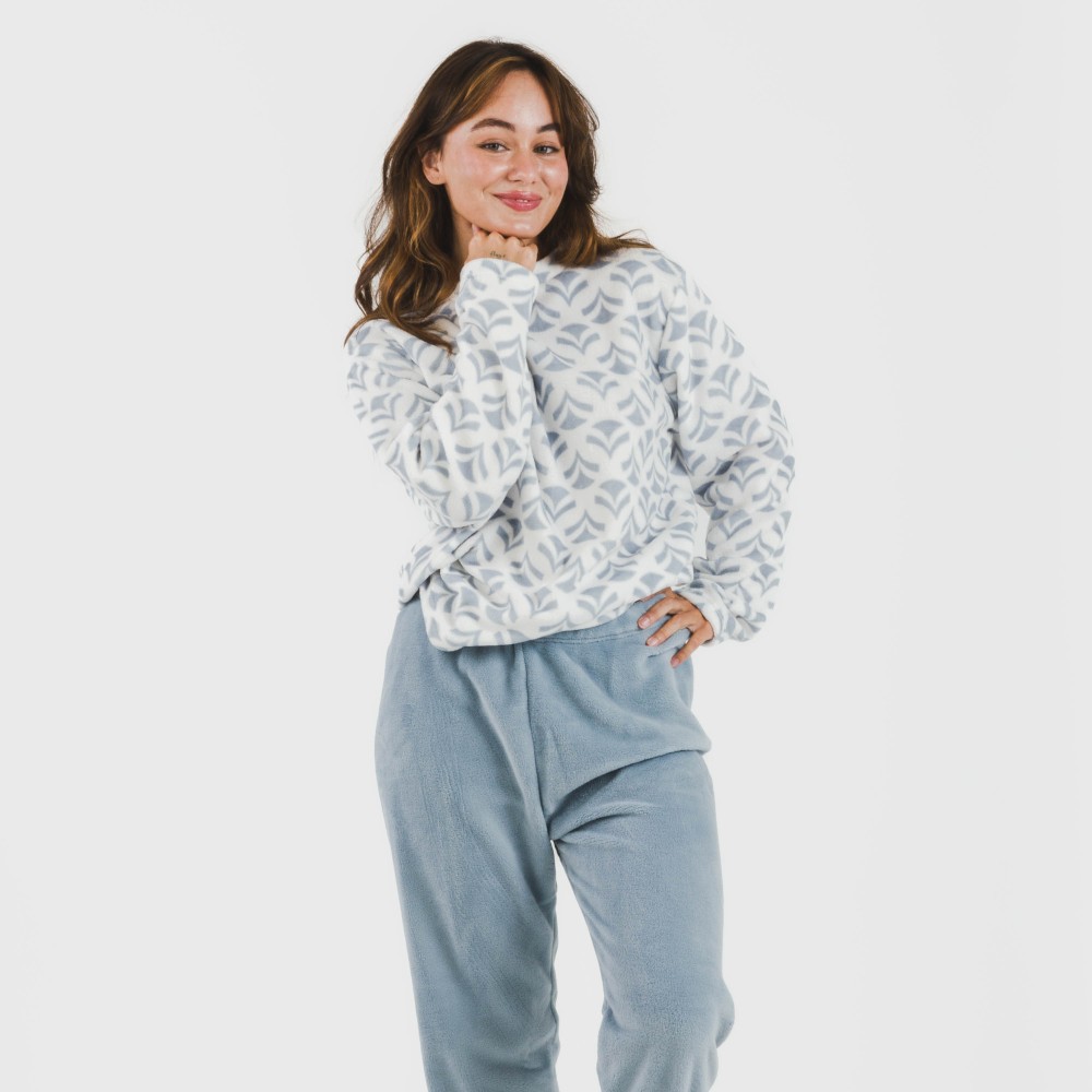 Pijama coral Etea indigo