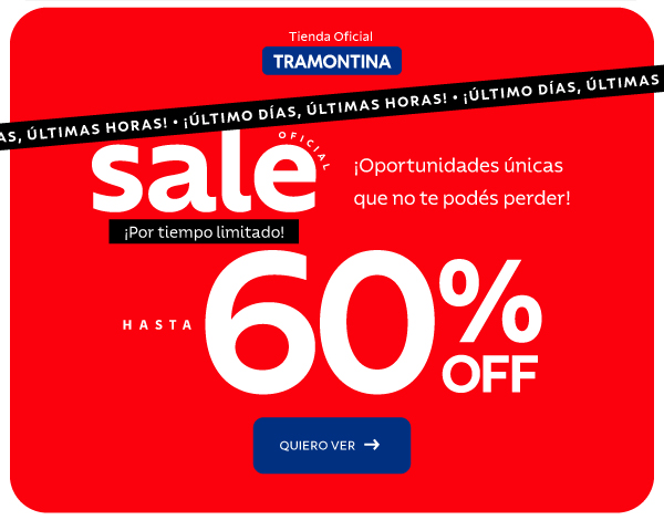 Últimas horas de Hasta 60% off