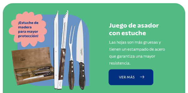 Juegos de asador con estuche