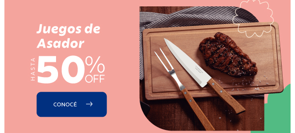 ¡Juegos de asador Hasta 50% off!