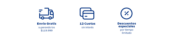 ¡Comprá con hasta 12 cuotas sin interés!