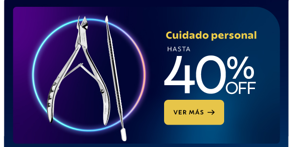 Cuidado personal hasta 40% OFF