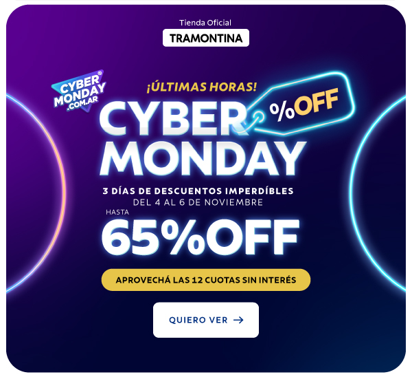 ¡CYBER MONDAY CON HASTA 65% OFF!