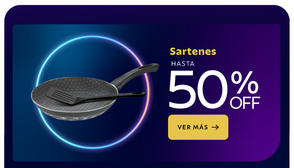 Sartenes ¡Hasta 50% OFF!