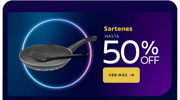 ¡Sartenes hasta 50% OFF!