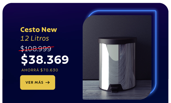 Cesto New 12 Litros ¡Hoy a $38.369!