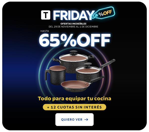 ¡Black Friday Empezó! Hasta 65% OFF