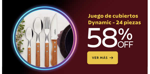 Juego de cubiertos Dynamic - 24 Piezas