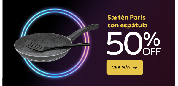 Sartén París con espátula 50% OFF