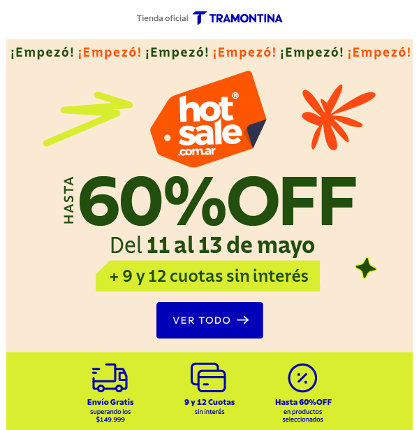 ¡Ya llega! HOT SALE