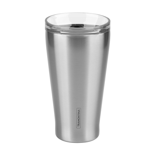 Vaso Térmico Exata Tramontina de Acero Inoxidable con Tapa 550 ml