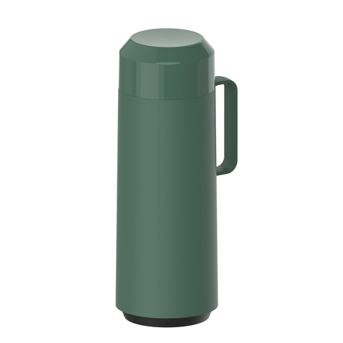 Termo Exata de Plástico Verde con Tapa Rosca 1L