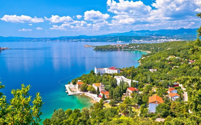 Dovolená na Krku: Omišalj jen 50 m od pláže