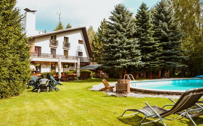 Železné hory s pivní koupelí a wellness