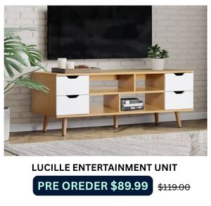Lucille 1.4m Entertainment Unit at Treasurebox