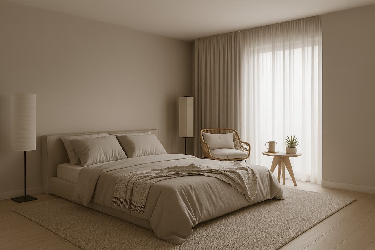 Rattan Bedroom Accent