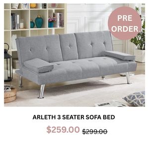 Arleth 3 Seater Sofa Bed at Treasurebox