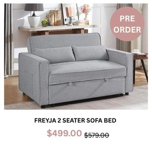Freyja 2 Seater Sofa Bed at Treasurebox
