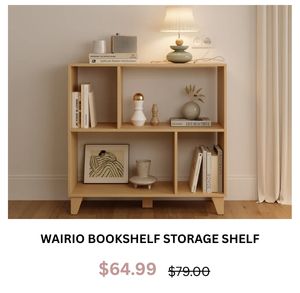 Wairio Bookshelf storage shelf at Treasurebox