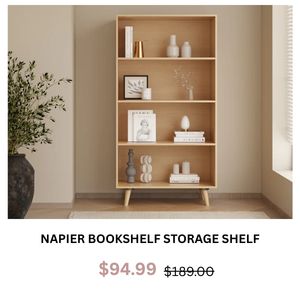 Napier Bookshelf storage shelf at Treasurebox