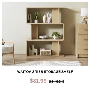 Waitoa 3 Tier storage shelf at Treasurebox