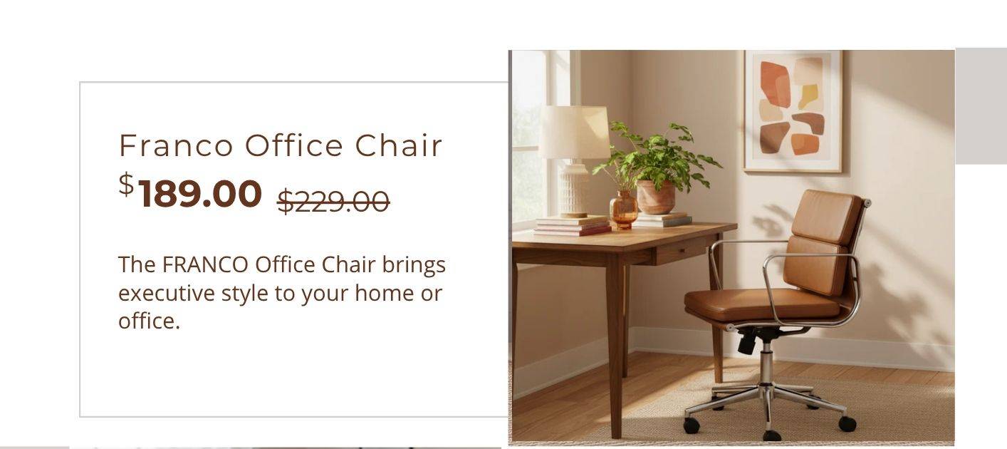 Franco Office Chair at Treasurebox