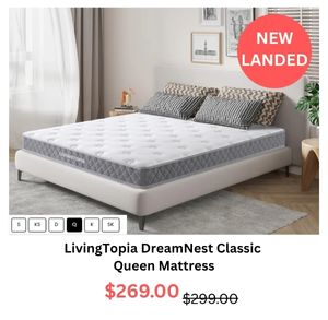 LivingTopia DreamNest Classic Mattress at Treasurebox