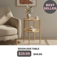 Deven Side Table at Treasurebox