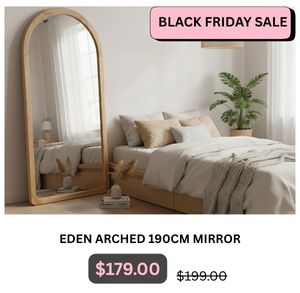 Eden Arched Full Length Mirror 190cm at Treasurebox