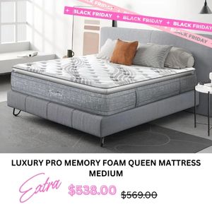 Luxury Pro Memory Foam Mattress at Treasurebox