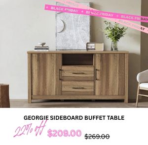 Georgie Sideboard Buffet Table at Treasurebox