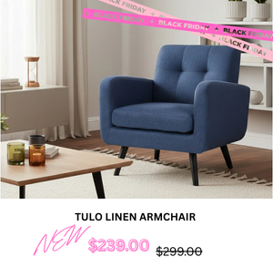 Tulo Linen Armchair at Treasurebox