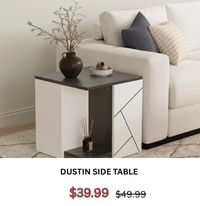 Dustin Side Table at Treasurebox
