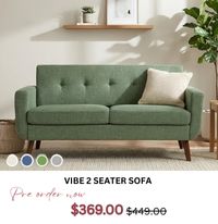 Vibe 2 Seater Sofa at Treasurebox