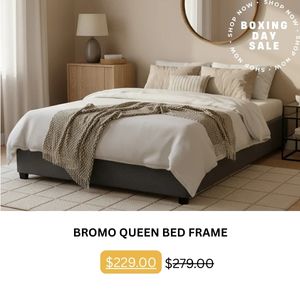Bromo Queen Bed Frame at Treasurebox