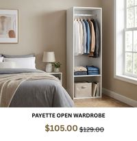PAYETTE Open Wardrobe at Treasurebox