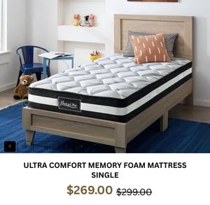 Ultra Comfort Memory Foam Mattress at Treasurebox