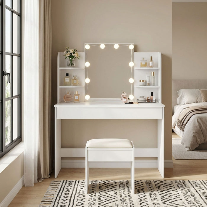 Celosia Dressing Table Set - White