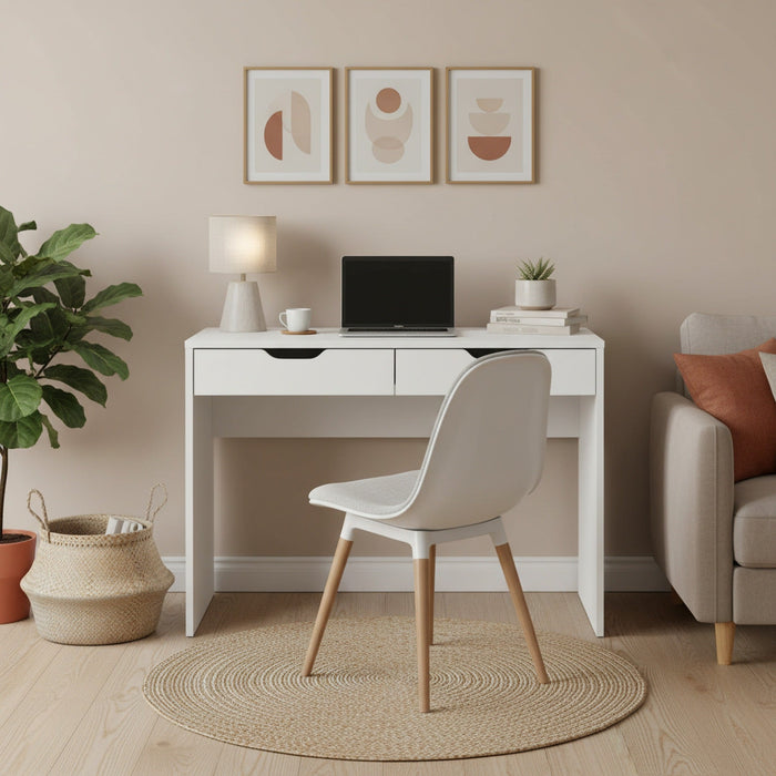 Schertz 100cm Computer Desk - White