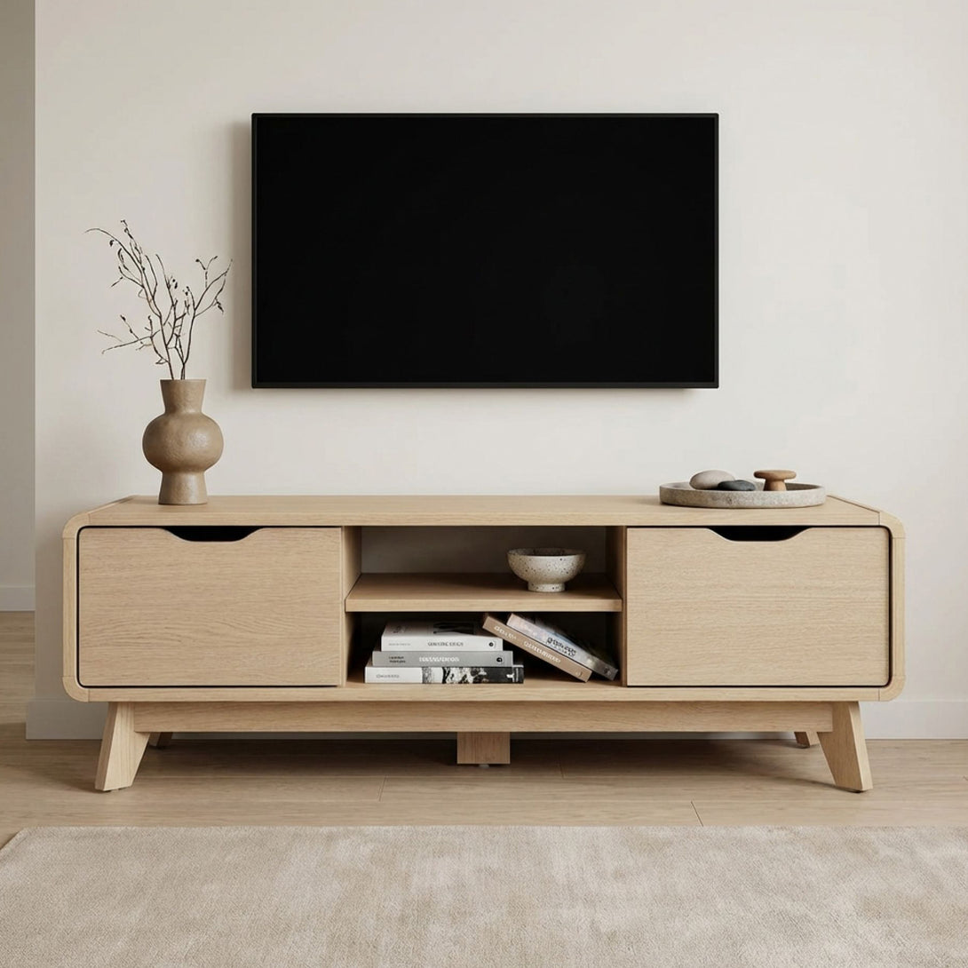 Fredy 1.2m Entertainment Unit - Oak