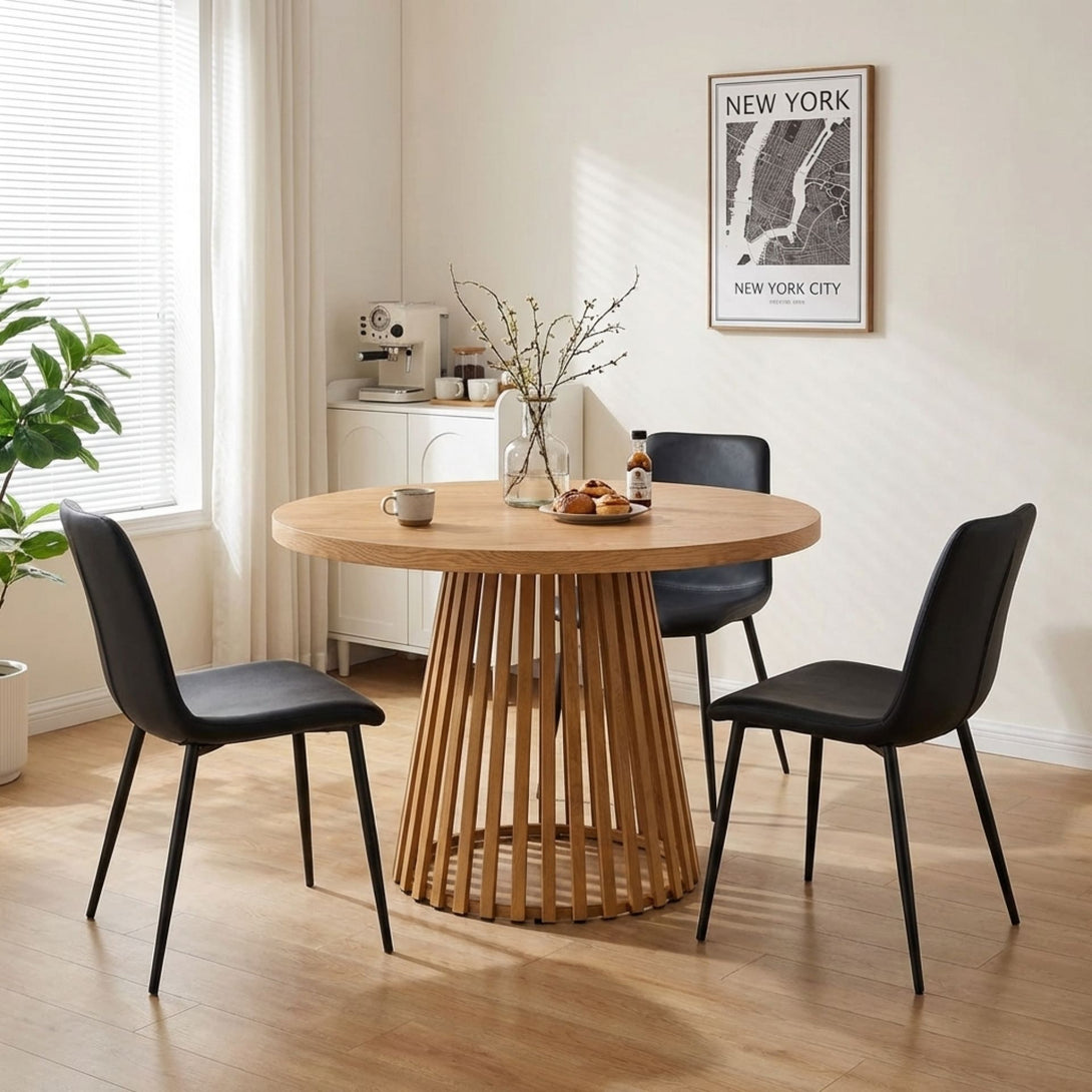 Yardley Round Dining Table 110 x 75cm - Oak