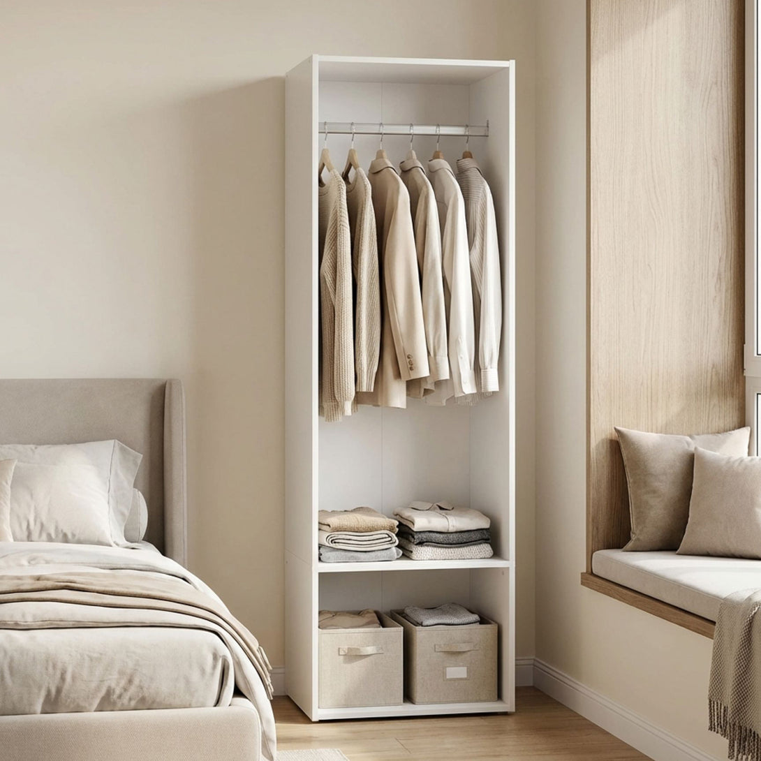 Payette Open Wardrobe White