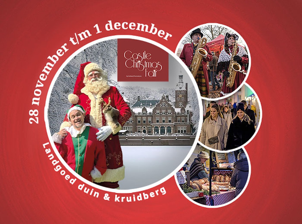 Entreeticket Castle Christmas Fair, inclusief koffie of thee