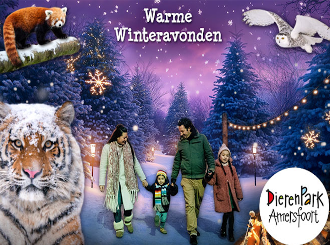 Entreeticket Warme Winteravonden bij Dierenpark Amersfoort