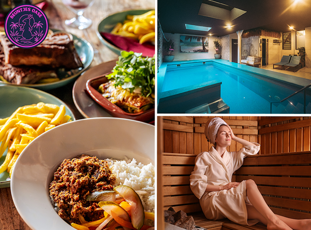 Entree wellness + diner bij Beuntjes Oase in Utrecht