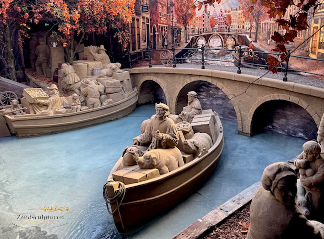 Entreeticket + warme drank en appelgebak bij Zandsculpturen Garderen