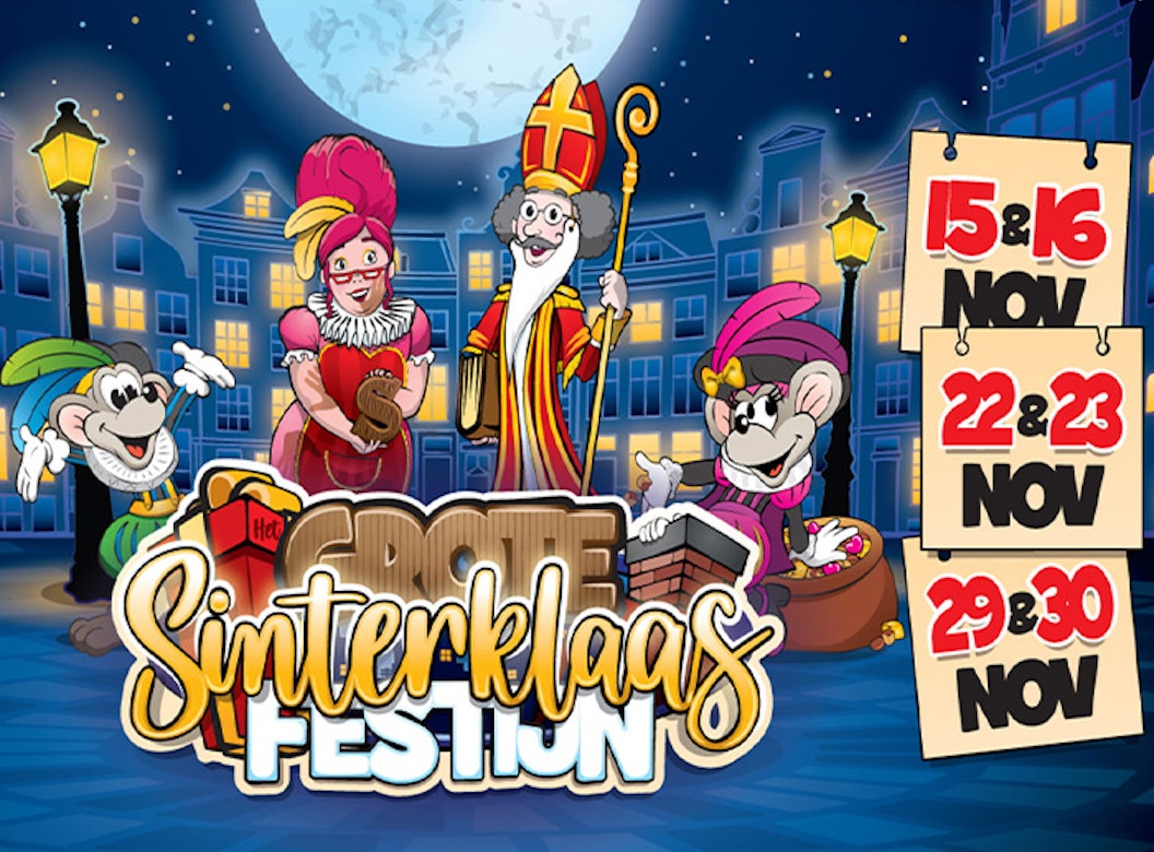 Ticket Het Grote Sinterklaasfestijn in Kinderpretpark Julianatoren