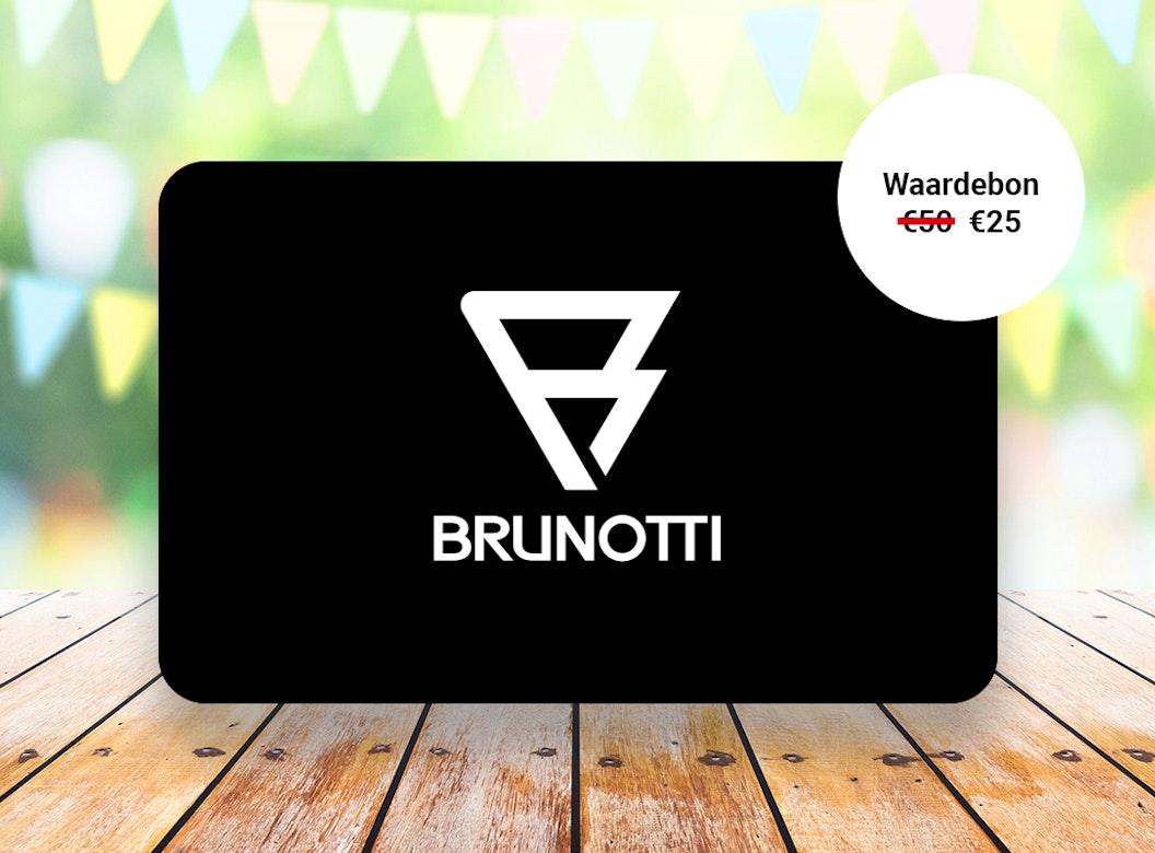 Waardebon t.w.v. €50 te besteden bij Brunotti