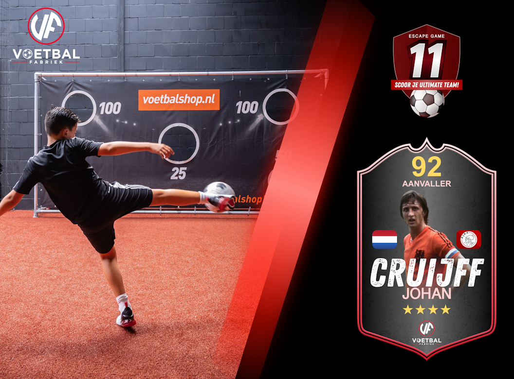 Entreeticket De Voetbalfabriek + Voetbal Escaperoom